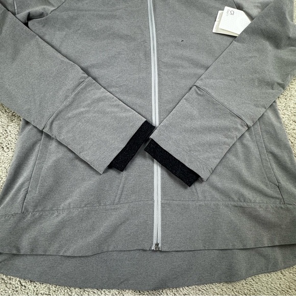 Gap GapFit Full Zip Active Performance Jacket Gray Women’s Size M NWT - Picture 6 of 8